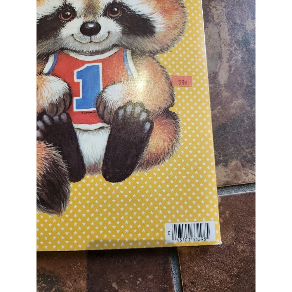 Vintage 1980'S Mead USA Raccoon‎ And Mouse Critter Sitters Folder
